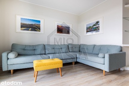 2 pokoje, 44, 6 m², balkon, umeblowane