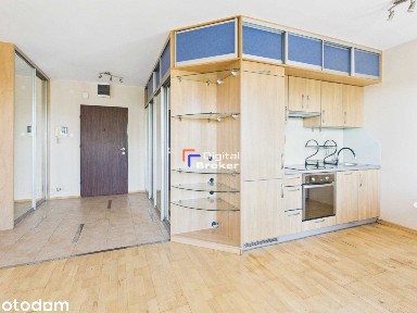 Kawalerka z panoramą Warszawy | balkon | garaż | metro | od zaraz