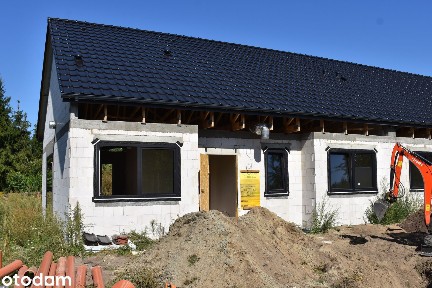Parterówka, 4 pokoje, rekuperacja, p. ciepła, działka 500 m2