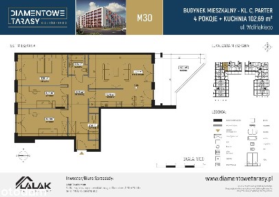 Diamentowe Tarasy | komfortowe mieszkanie C/M30