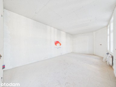 50,5m2 w stanie deweloperskim, ogrzewanie miejskie