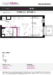 Orkana Residence 3 | mieszkanie 1-pok. | 150