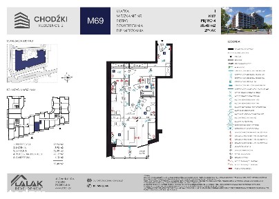 2-pokojowe mieszkanie 58m2 + balkon Bez Prowizji