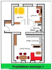 Apartament 5 pokoi 68m2 mnogość aranżacji Poznań Ogrody