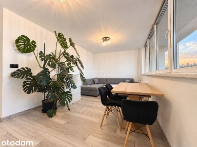 M4 z panoramą miasta | 9p | balkon| umeblowane