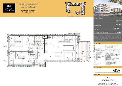 3-pokojowe mieszkanie 52m2 + balkon Bez Prowizji
