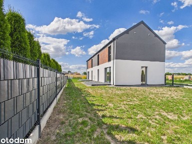 Nowy bliźniak 110 m², 4 sypialnie |garaż| dz.4 ary|Nowy Krępiec
