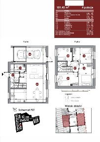 Nowy dom 101,40 m² z ogrodem i garażem | 4 pokoje