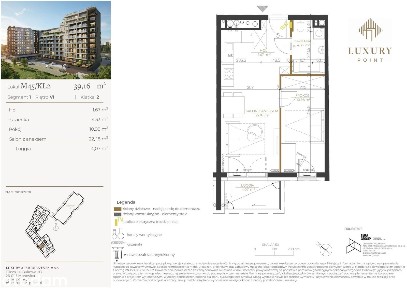 2-pokojowe mieszkanie 36m2 + balkon