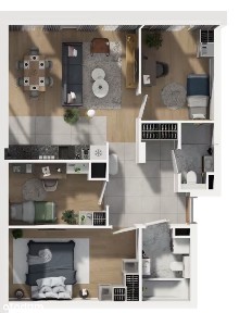 Nowoczesne mieszkanie, balkon, 2 m-ca, parkingowe, komórka, 50m szkoła