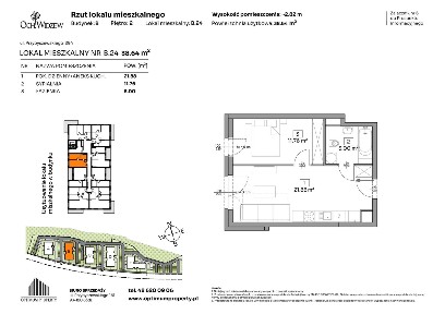 2-pokojowe mieszkanie 38m2 Bezpośrednio