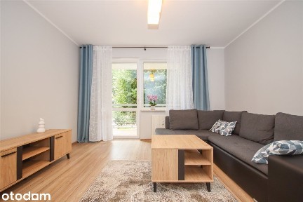 Wynajem|55,6m2|2 Pokoje|Balkon|Parter