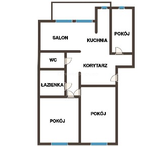 4 pokoje, duży taras nowoczesne wnętrze