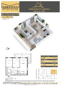M44 C2 58,33m2 komórka w cenie