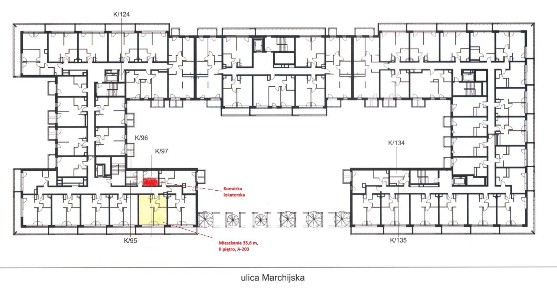 Cesja: 2 pokoje 35.6 m², II piętro, 