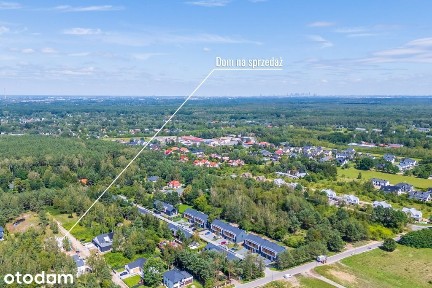 Bliźniak nieopodal Podkowy Leśnej - jakość i wys. parteru ponad 3m