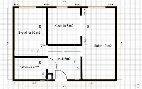 2 pokoje, 47 m², Dolny Mokotów, 1. piętro, balkon, miejsce parkingowe