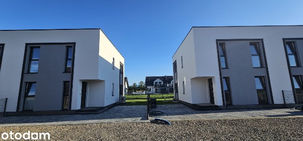 Nowoczesny dom w zabudowie bliźniaczej 105,8 m2, bez pośredników