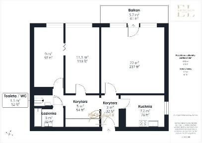 Zachód słońca z widokiem na centrum Warszawy | 64m