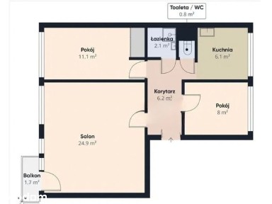 Przestronne, 3-pokojowe, 60m, bez pośredników