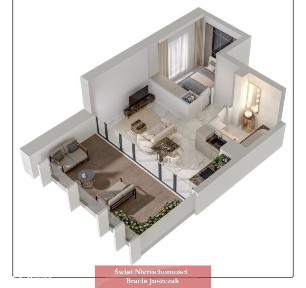 2-pokojowy apartament | 32,45 m² Taras 18,36 m2