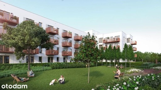 2 pokoje z prywatnym ogródkiem 36,9 m²