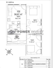 Duży metraż 56,67 m² | 3 pokoje | odbiór od zaraz