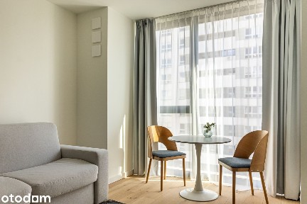 Klimatyzowany apartament studio przy Metrze Wilanowska