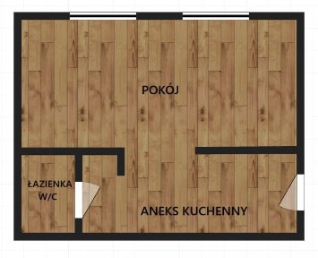 Kameralna kawalerka 23.40m2 | parter - Kalinowszcz