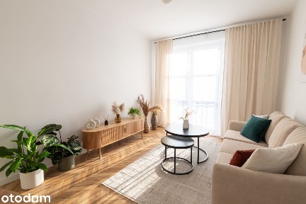 Pogoń - 50 m² po generalnym remoncie, 2 niezależne pokoje i balkon