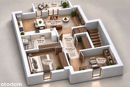 Dwupoziomowe mieszkanie | aż 104 m² powierzchni całkowitej| Rzeszów