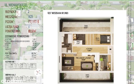 Nowa inwestycja! 80 m2 + 2 duże tarasy dachowe