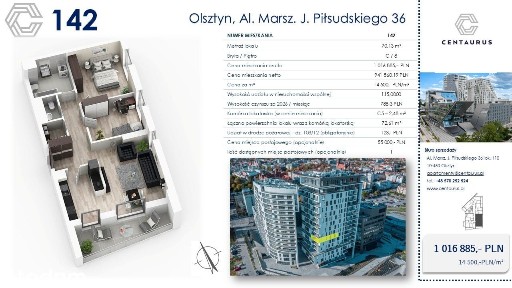 Komfortowa przestrzeń z dużą loggią | Funkcjonalny układ
