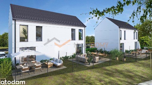 MAŁE BLIŹNIAKI 64,54 M2 Z OGRODEM W DOBREJ 0% prow.