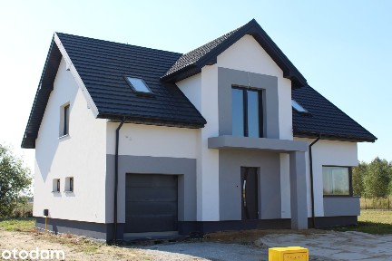 Dom jednorodzinny z użytkowym poddaszem, ogrzewanie podłogowe gazowe.