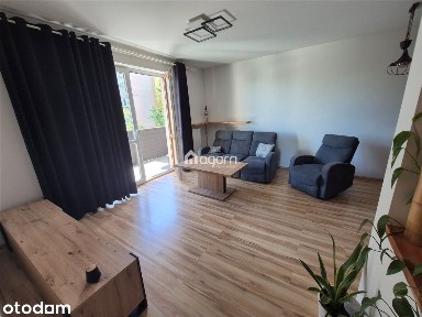3 pokoje, balkon, miejsce postojowe.Os Pogodne