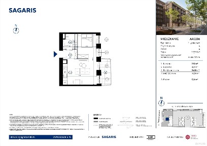 1-pokojowe mieszkanie 33m2 + balkon Bezpośrednio