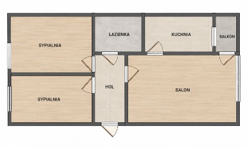 Centrum Sosnowca | 3 pokoje - 48 m2 | do remontu