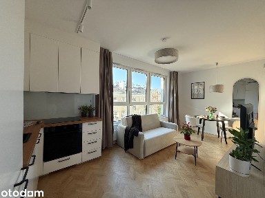 NOWE studio z wydzieloną sypialnią przy M2 Szwedzka (bez prowizji)