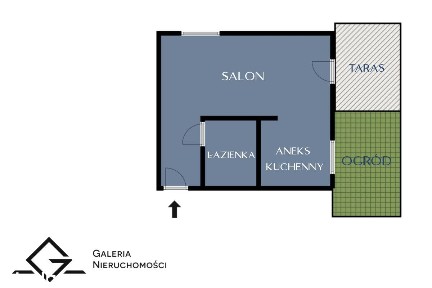 Kawalerka | Taras | Wyposażone | Funkcjonalne