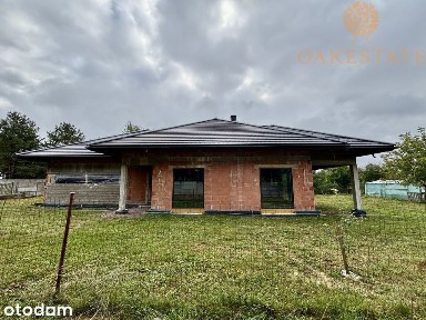 Dom parterowy: działka 1446m², media, garaż