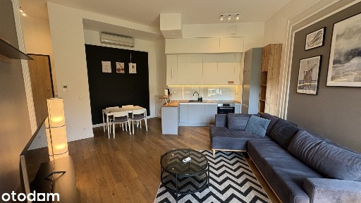 Nowoczesne dwupokojowe mieszkanie 48,55m2 z ogródkiem - Stegny
