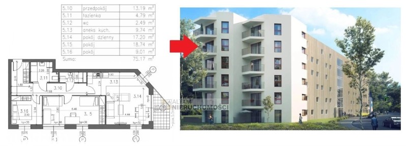 3-4pok 75m2 balkon|ok Lipska/Saska|Gotowe|0%