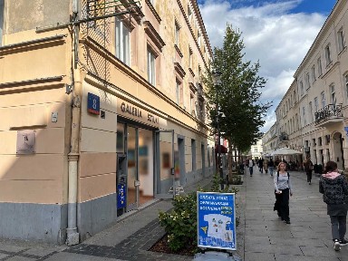 Powierzchnia usługowa / witryna ulica Chmielna 8 do marca