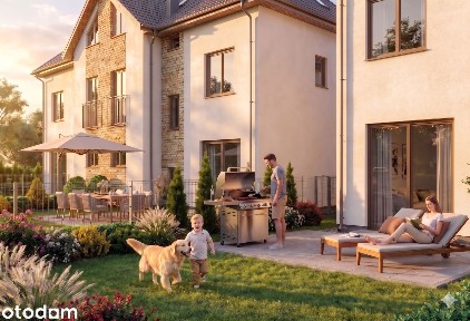 Dom bliźniak z ogródkiem/ 146,8 m²/ 5 pokoi/ Garaż/ zamknięte osiedle