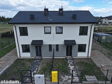 Bliźniaka 73,26m2, trzy sypialnie, działka 250m2