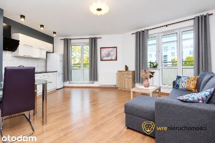 Słoneczne 2 pokoje | balkon 10 m² | garaż