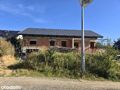 Dom w stanie surowym otwartym parterowy, Myszkowice