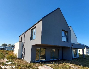 Nowoczesny bliźniak 122 m² z ogrodem i garażem