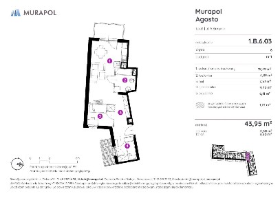 2-pokojowe mieszkanie 42m2 + balkon Bezpośrednio